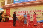  Bộ trưởng Phạm Vũ Luận dự lễ khai giảng...không diễn văn