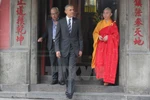 Những hình ảnh đầu tiên của ông Obama ở TP.Hồ Chí Minh