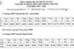Hà Nội công bố điểm chuẩn vào lớp 10 chuyên năm học 2019-2020