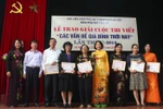 Trao giải cuộc thi viết "Các vấn đề gia đình thời nay"