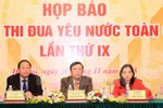 Đại hội Thi đua yêu nước toàn quốc lần thứ IX sẽ khai mạc vào sáng 7/12