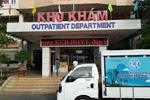 Thư viện lưu động đến Bệnh viện Đa khoa Bình Thuận (Ảnh CTV)