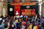 Lễ bàn giao học sinh (Ảnh nhà trường cung cấp)