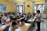Sinh hoạt đầu giờ ở một trường học do học sinh điều hành (Ảnh: Trường Tiểu học Hương Sơn)