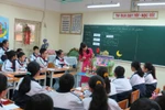 Một lớp học tham dự thi giáo viên dạy giỏi (Ảnh: Cổng thông tin điện tử Hải Phòng)