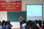 Chúng tôi đi thi giáo viên dạy giỏi