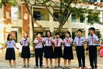 Học sinh Trường Tiểu học Tâm An 2, thị xã La Gi, tỉnh Bình Thuận (Ảnh nhà trường cung cấp)