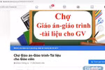 Chợ giáo án, một nhóm kín có 31.900 thành viên, hình ảnh chỉ mang tính chất minh họa.