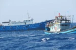 Trung Quốc dùng hơn 50 tàu cá dàn hàng ngang, ngăn cản tàu cá Việt Nam