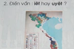 Thay bản đồ trong sách Tiếng Việt lớp 1