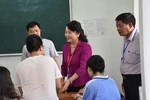Phó Ban chỉ đạo thi quốc gia động viên thí sinh giữ gìn sức khỏe để thi tốt