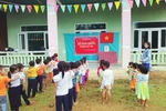 Rưng rưng nước mắt trong lễ khai giảng giữa đại ngàn Trường Sơn