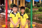 Hai học sinh tiểu học nhặt được 3,5 triệu đồng trả người đánh rơi