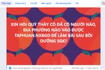 Bồi dưỡng SGK không đạt không được dạy, GV bức xúc vì không vào làm bài được