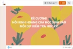 Đề cương vẫn là nỗi kinh hoàng của học sinh trước mỗi kì kiểm tra