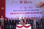 Đại học Huế và trường Đại học Duy Tân “bắt tay” hợp tác toàn diện về đào tạo