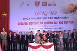 Đại học Huế và trường Đại học Duy Tân “bắt tay” hợp tác toàn diện về đào tạo