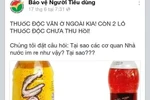 Facebook xuất hiện nhiều trang tẩy chay URC, Pepsico và ủng hộ Tân Hiệp Phát