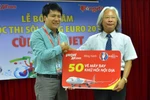 Báo Bóng đá bốc thăm trao thưởng cuộc thi “Sôi động Euro 2016 cùng Vietjet"
