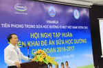 Vinamilk tiên phong trong chương trình Sữa học đường vì một Việt Nam vươn cao