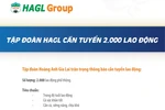 Bầu Đức tuyển 2.000 lao động giữa tâm "bão"