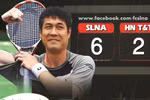 Biếm họa HN T&T - SLNA: Hữu Thắng chơi tennis với 'tướng' Hùng