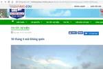 Trang web trường Tiểu học thị trấn Yên Lạc đăng tải thông tin xuyên tạc lịch sử