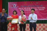 Cô trò trường Trung học cơ sở Hải Phương đạt giải cuộc thi Học và làm theo Bác