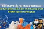 Gần 18.000 tấn rác nhựa ở VN sẽ giảm mỗi năm nhờ chương trình STEAM trường học