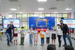 HS tiểu học hào hứng dự vòng thi đấu trực tiếp cuộc thi Phóng viên Can trường