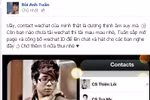 Bùi Anh Tuấn đổ lỗi người quản lý quảng bá WeChat 