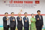 Trường THCS Hải Thành đón nhận tài trợ thư viện, phòng Tin trị giá 1 tỷ đồng