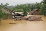 Hà Tĩnh: Hàng ngàn nhà dân bị cô lập, ngập chìm trong mưa lũ