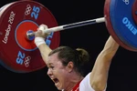 Màn 'hành xác' của các lực sĩ cử tạ ở Olympic London 2012