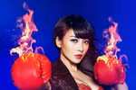 Liễu Nham 'bùng cháy' gợi cảm cổ vũ Olympic London 2012