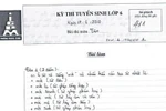 Thủ khoa 11 tuổi và bài văn điểm 10 