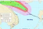 Bão số 2 giật cấp 17, cách quần đảo Hoàng Sa khoảng 250km về phía Bắc