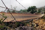 Hiện trường vụ đứt cầu treo khiến 7 người đi đưa tang tử vong
