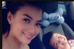 Hồng Quế khoe ảnh "một ngày làm mẹ"