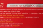 Tribeco Bình Dương từ chối trả thưởng 100 triệu đồng: Khó thuyết phục!
