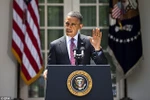 Obama bị phóng viên hỏi xoáy khi đang phát biểu