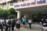 Hàng chục nghìn học sinh Thành phố Hồ Chí Minh tập dượt thi trung học quốc gia