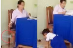 Đề xuất cảnh cáo cô giáo ném vở học sinh xuống đất sau khi chấm bài