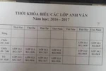 Giáo viên trường Nguyễn Hữu Tiến vẫn còn dạy thêm ở nhà