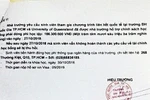Giả mạo con dấu, chữ ký để kêu gọi phụ huynh nộp hàng trăm triệu đồng