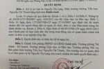 Hiệu trưởng trường tiểu học Nguyễn Chí Thanh bị kỷ luật khiển trách