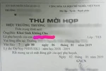 Kính mời phụ huynh em: KHAI SINH KHÔNG CÓ CHA