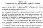 Đánh máy nhầm điểm chuẩn tuyển sinh lớp 10, Bà Rịa – Vũng Tàu xin lỗi học sinh