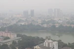 Sáng sớm nay, sương mù bao phủ toàn thủ đô Hà Nội