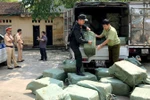 Hơn 2,3 tấn nầm lợn nhập lậu từ Trung Quốc bị bắt tại Lạng Sơn